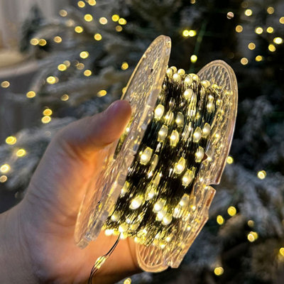 100m LED Christmas Tree Light String 1000pcs Light Strip Starry Sky ...
