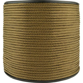 100m Reel Of Olive Green Paracord For Use With Military Basha Army tarp Tent Guy Ropes