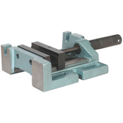 100mm 3Way Pillar Drill Vice 90mm Jaw Opening Side End & Base