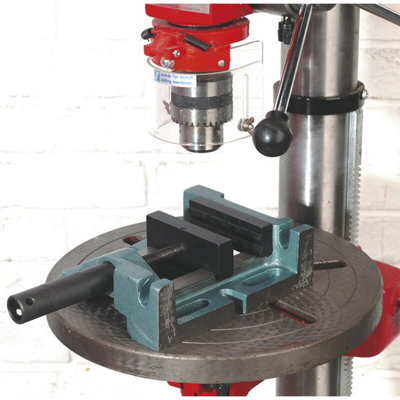 100mm 3-Way Pillar Drill Vice - 90mm Jaw Opening - Side End & Base Mounting - 4