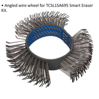100mm Angled Wire Wheel Suitable For ys07698 Smart Air Eraser Tool Kit