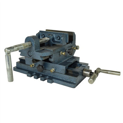 100mm Cross Sliding Engineer Drill Press Vice Machine Vice Hand Clamp Vise - 3