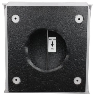 100mm - External Wall Wind Sound Baffle Vent Cover Draft Excluding Air Ventilation For Extractor Fans & Heat Recovery - Grey - 4