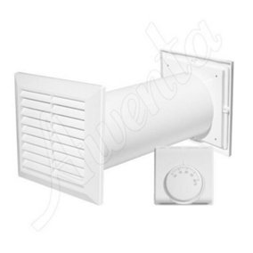 100mm Extractor Fan with Thermostat Ventilation System