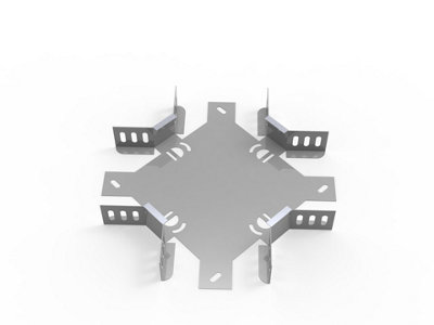 100mm Flat 4 Way Equal Intersection for Medium Duty Cable Tray