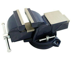 100mm Jaw Swivel Base Engineers Bench Vice Fixes To Worktop Cast Iron