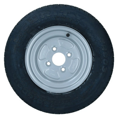 100mm PCD Trailer Wheel & 145 R10 8 PLY Radial Tyre TRSP01