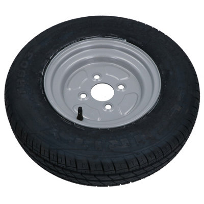 100mm PCD Trailer Wheel & 145 R10 8 PLY Radial Tyre TRSP01