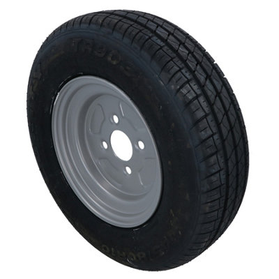 100mm PCD Trailer Wheel & 145 R10 8 PLY Radial Tyre TRSP01