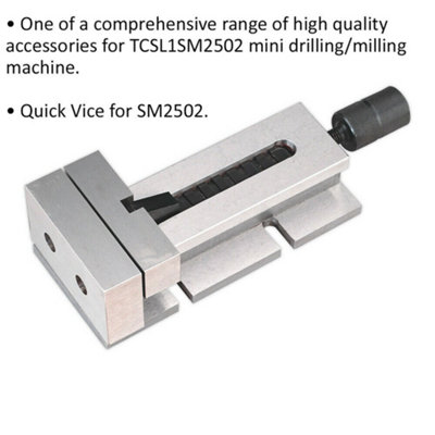 100mm Quick Vice - Suitable for ys08796 Mini Drilling & Milling Machine