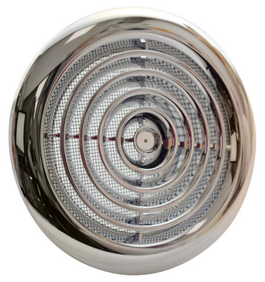 100mm Round Chrome Air Vent Grille for Efficient Ventilation Systems