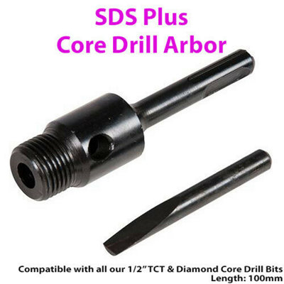 Sds diamond core drill bit clearance