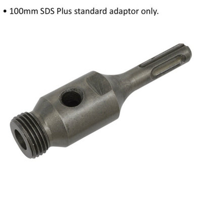 100mm SDS Plus Standard Adaptor - Holesaw Hole Cutter Adaptor - Drill Accessory