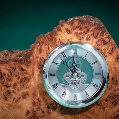 100mm Silver Skeleton Clock Insert - 3
