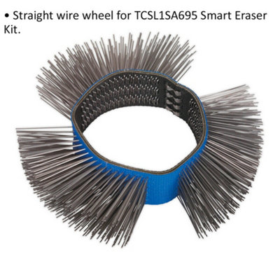 100mm Straight Wire Wheel Suitable For ys07698 Smart Air Eraser Tool Kit