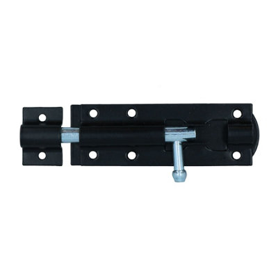 100mm Tower Bolt Shoot Bolt Sliding Latch Catch Shed Gate Garage Door 2pk