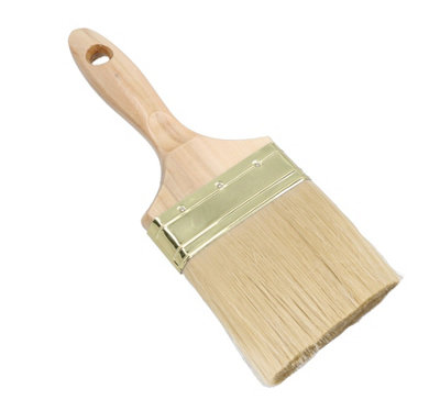 100mm Wide Nylon Paint Brush With Wooden Handle for Sheds Decking Fences