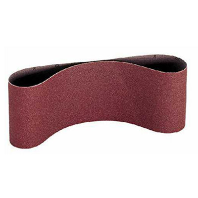 100mm x 1220mm P120 Aluminium oxide sanding belt. Price per 1 belt.