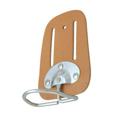 100mm x 50mm Hammer Holder Leather Tool Belt Accessories Nickle Plated Hoop