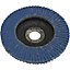 100mm Zirconium Flap Disc - 16mm Bore - Depressed Centre Disc - 40 Grit