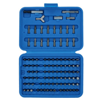 100pc Screwdriver Drill Wrench Torx Security Bit Tamperproof Hex - 3