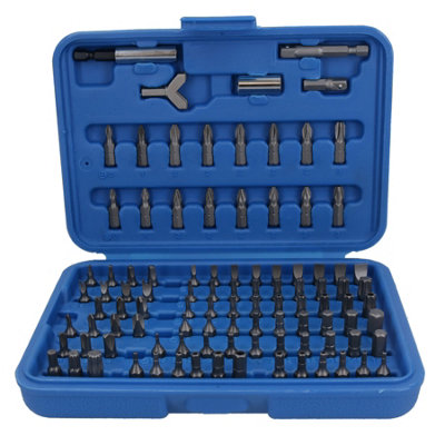 100pc Screwdriver Drill Wrench Torx Security Bit Tamperproof Hex - 4
