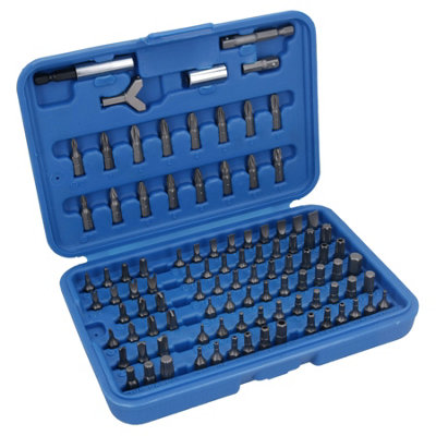 100pc Screwdriver Drill Wrench Torx Security Bit Tamperproof Hex - 5