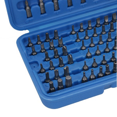 100pc Screwdriver Drill Wrench Torx Security Bit Tamperproof Hex - 6
