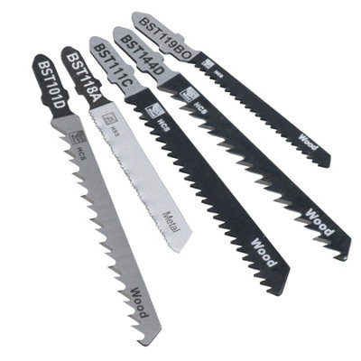 100pc T Shank Fitting Jigsaw Cutting Blades Set For Plastic Wood Metal HCS Blade