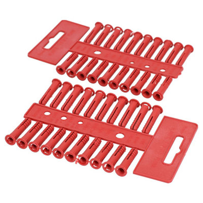 100pc Wall Rawl Anchor Plug 6