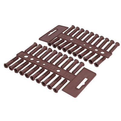 100pc Wall Rawl Anchor Plug 6 - 4