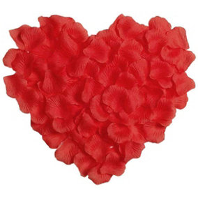 100pcs Red Silk Rose Petals Wedding Mothers Day Wedding Confetti Anniversary Table Decorations