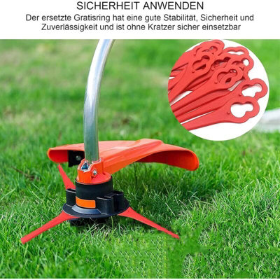 100pcs Replacement Blade Set Grass Trimmer Accessories for Einhell