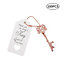 100pcs Rose Gold Retro Key Bottle Opener with Cards and Keychain