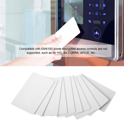 100pcs Set Contactless 125kHz Smart RFID Proximity ID Card Read on ly Access Card EM4100