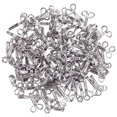 100pcs Sewing Hook Clips, Rust Proof Bra Hooks for Trouser, Collar, Skirt, Dresses