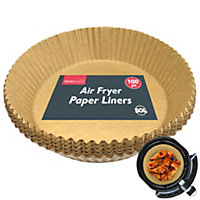 100pk Air Fryer Paper Liners Round - 6.5 Inch - Air Fryer Liners Disposable Air Fryer Parchment Paper Liners for Air Fryer Baskets