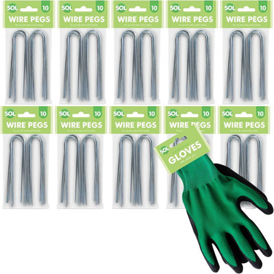 Weed membrane cheap pegs