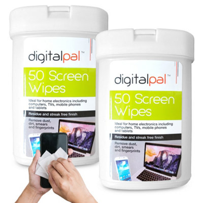 100pk Screen Cleaner Wipes, Phone Wipes, Computer Wipes, Laptop Screen ...