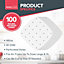 100pk Square Air Fryer Liners Disposable - 8.5 Inch - Perforated Air Fryer Parchment Paper Liners - Air Fryer Paper Liners