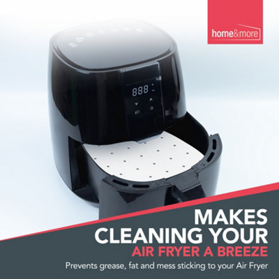 Air Fryer Parchment Lined,100 Piece Perforated Square Air Fryer