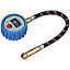 100psi DIGITAL Tyre Pressure Gauge with Push On Connector - Quick Release Hose
