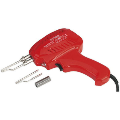 100W / 230V Electric Soldering Iron - TRIGGER INSTANT HEAT Pistol Grip PCB Board - 5