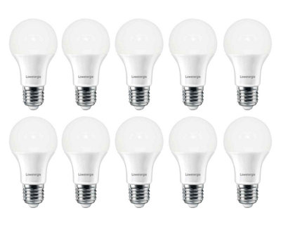 100w Equivalent LED Bulb 10w E27 Day White 6000K - Pack of 10