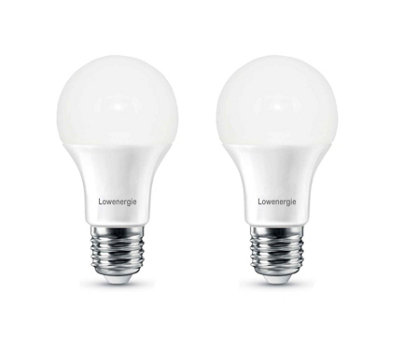 100w Equivalent LED Bulb 10w E27 Day White 6000K - Pack of 2