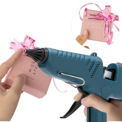 Yofidra Draadloze 100W Hot Glue Gun - Hot Glue Gun met 10 Lijmstokken (11mm), 2 2,0Ah Batterijen en Oplader, Snelle Verwarming, Ideaal voor DIY, Reparaties en Handwerk