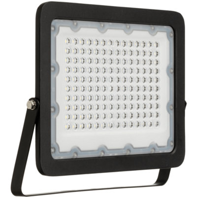 100W LED Floodlight with Photocell and Integrated LEDs