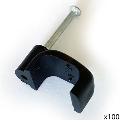 What size cable on sale clips for coaxial