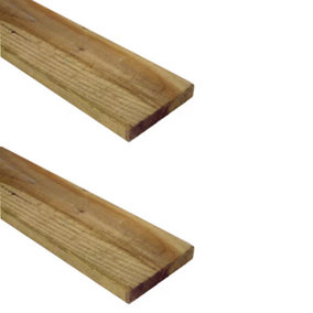 100x22 - 4x1 Treated Tanalised Timber Batten Lengths - 1.2m x 6 Total 7.2 Meters