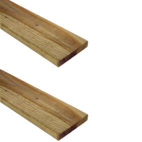 100x22 - 4x1 Treated Tanalised Timber Batten Lengths - 2.4 Meters 1.2m x 2